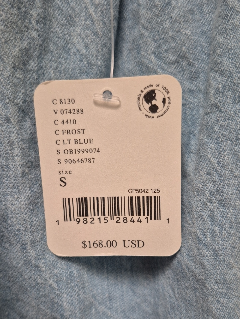 NWT Free People Lt. Blue Denim Summer Maxi Dress Retail $168 Sz Small - Picture 2 of 8